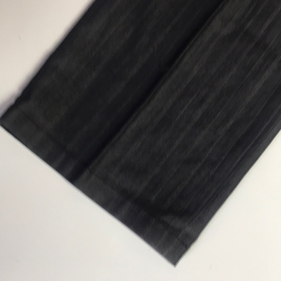 Black Pinstripe Pants size 29 Outseam 42 - Picture 6 of 8